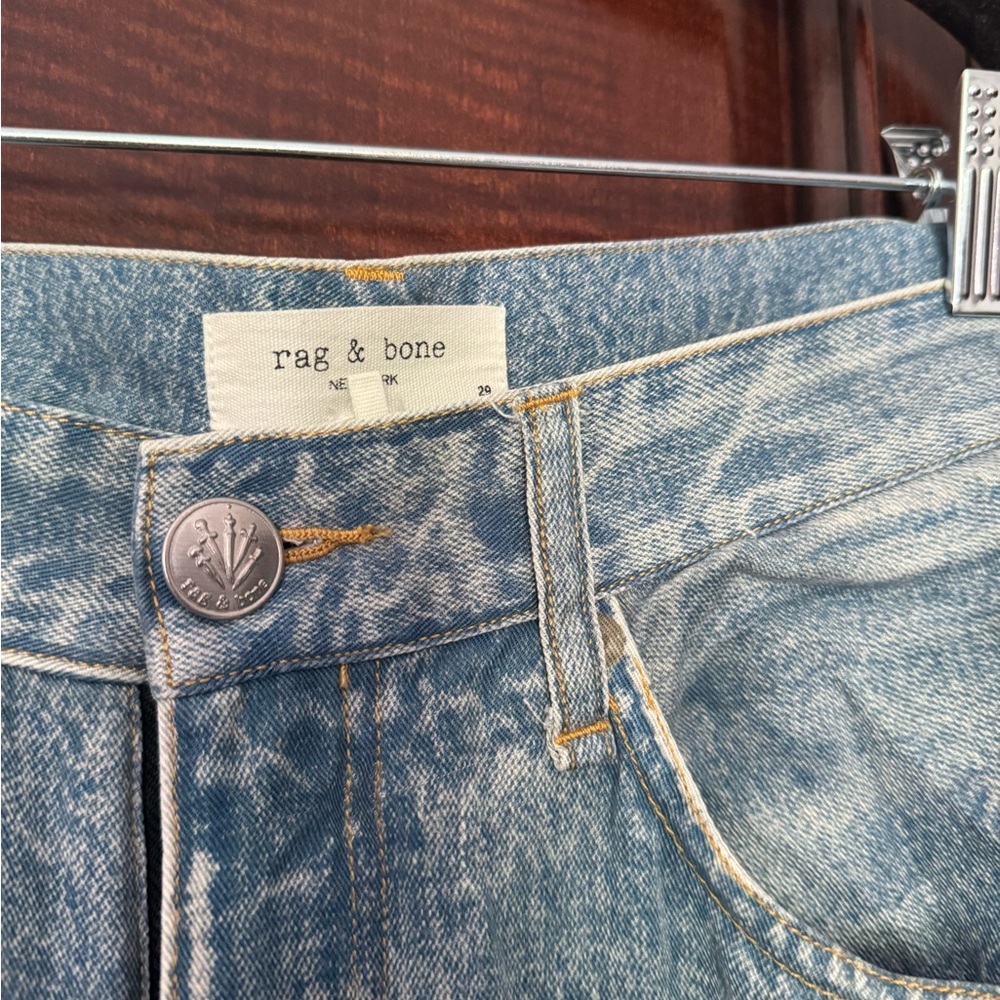 rag & bone Blue Flare & Wide Leg Jeans
